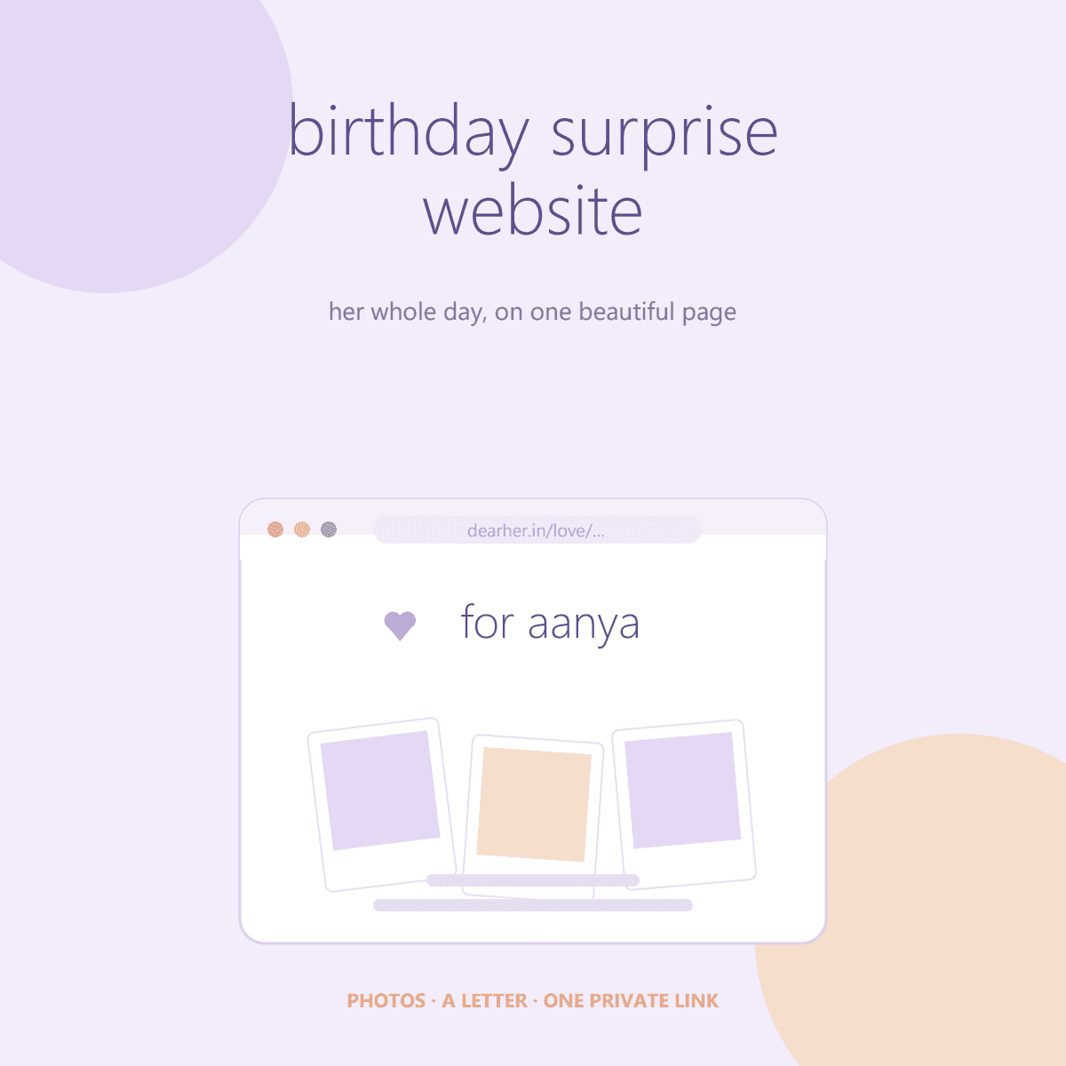Birthday Surprise Website