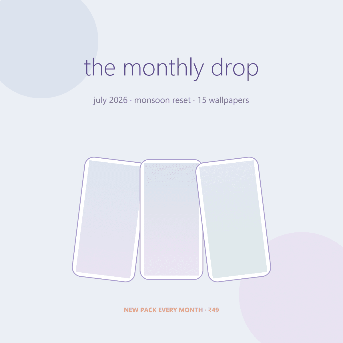 The Monthly Drop β July 2026