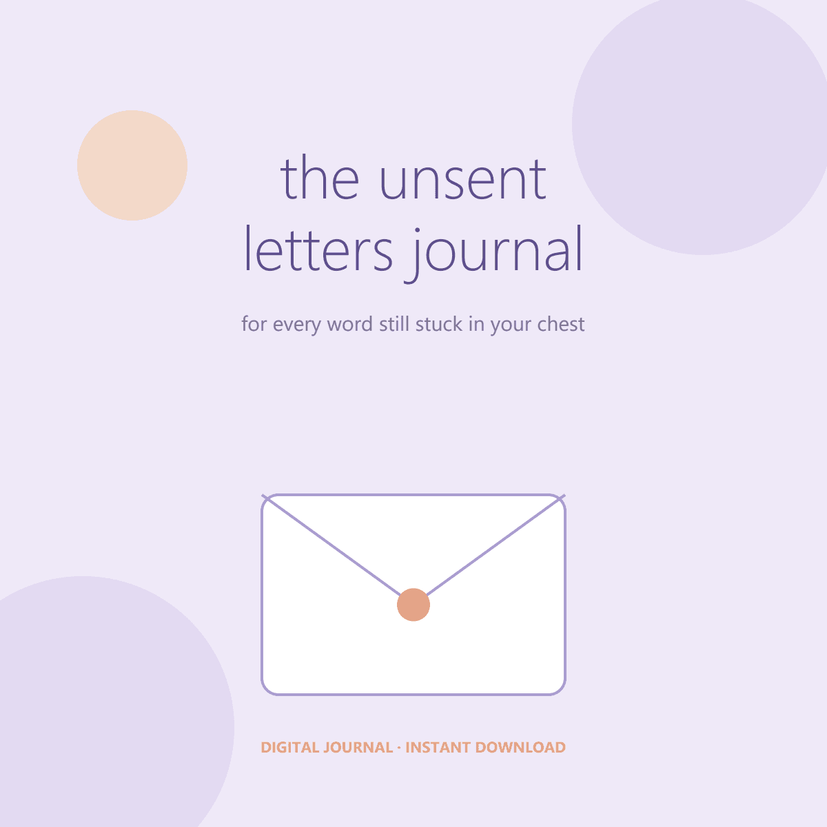 The Unsent Letters Journal