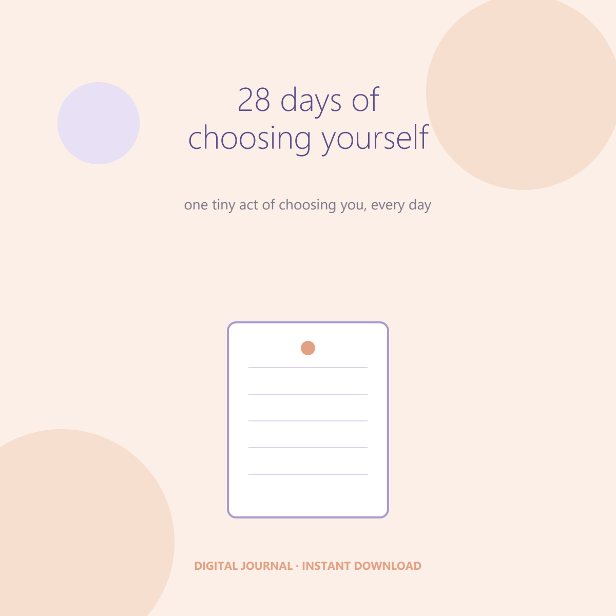 28 Days of Choosing Yourself