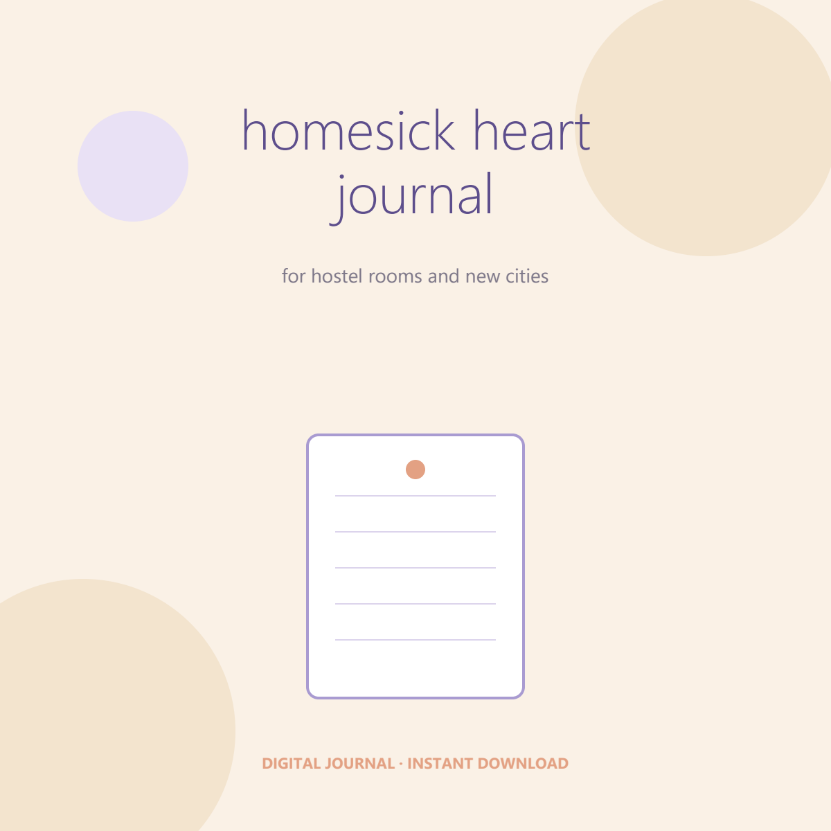 Homesick Heart Journal