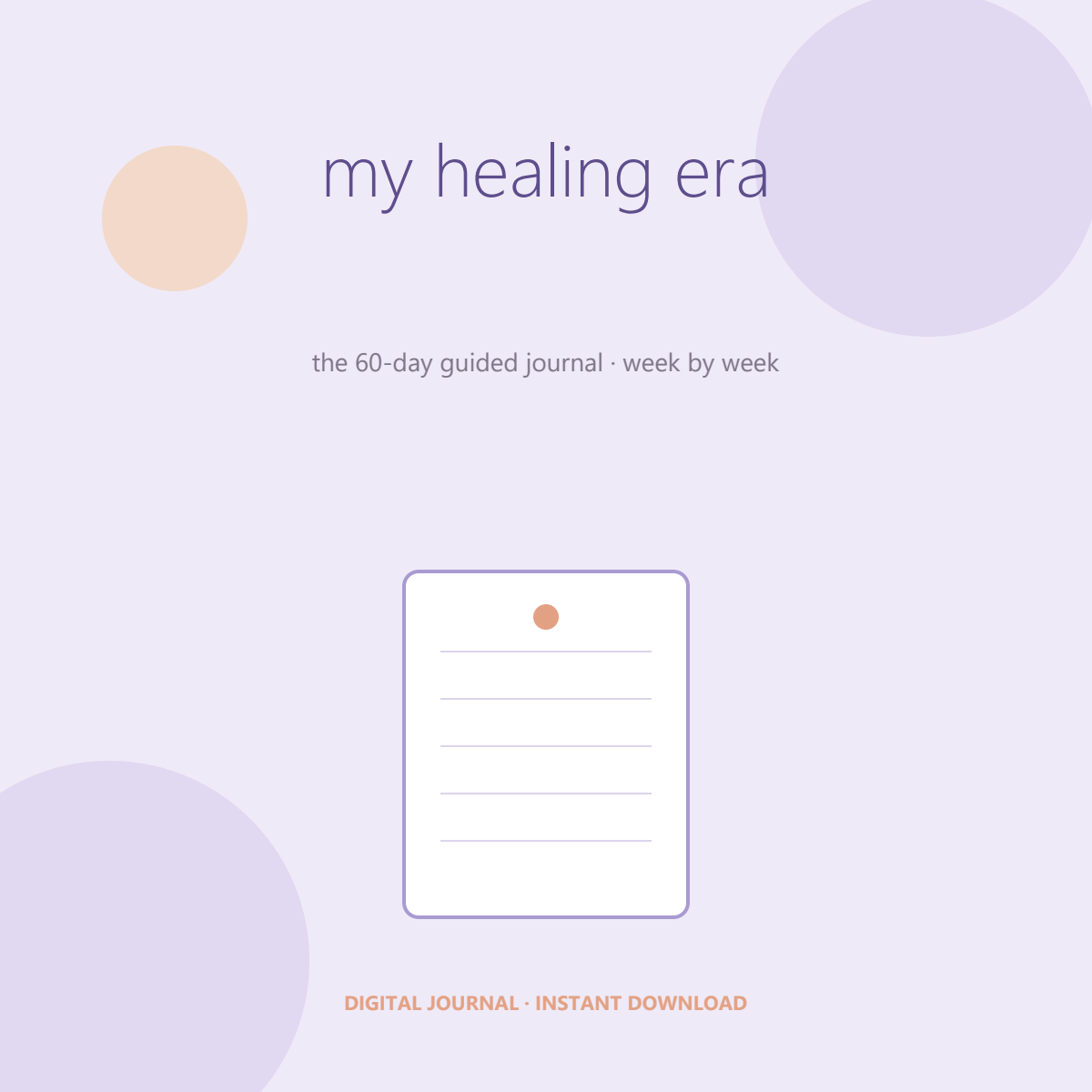 My Healing Era — 60-Day Guided Journal