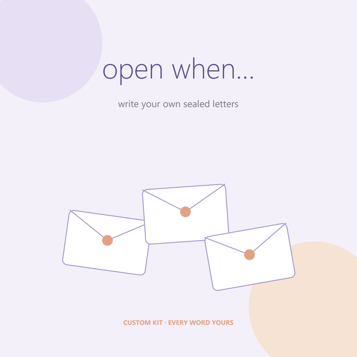 Custom Open When… Kit