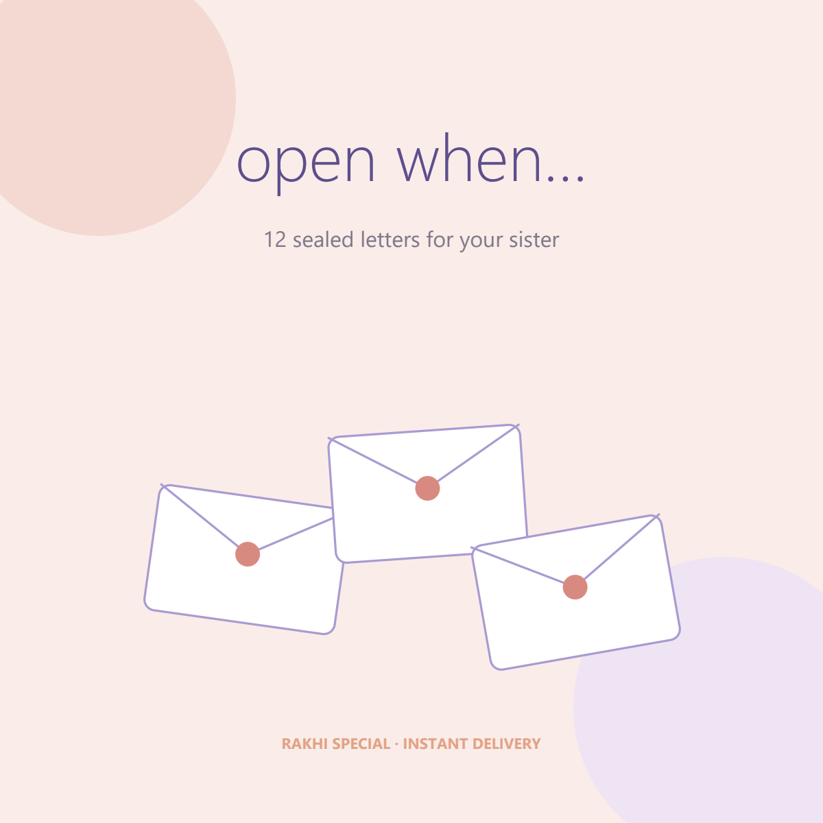 Open When… For Your Sister