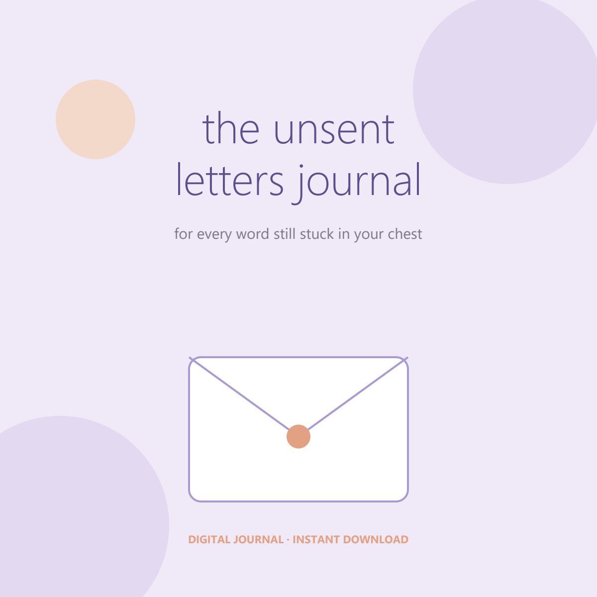 The Unsent Letters Journal